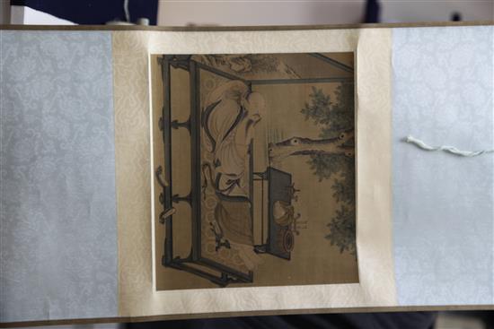 Three Chinese scroll pictures